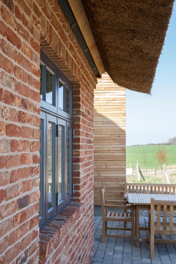 Nieby  Reetdorf Geltinger Birk Atelierhaus Schilfinsel 빌라 외부 사진